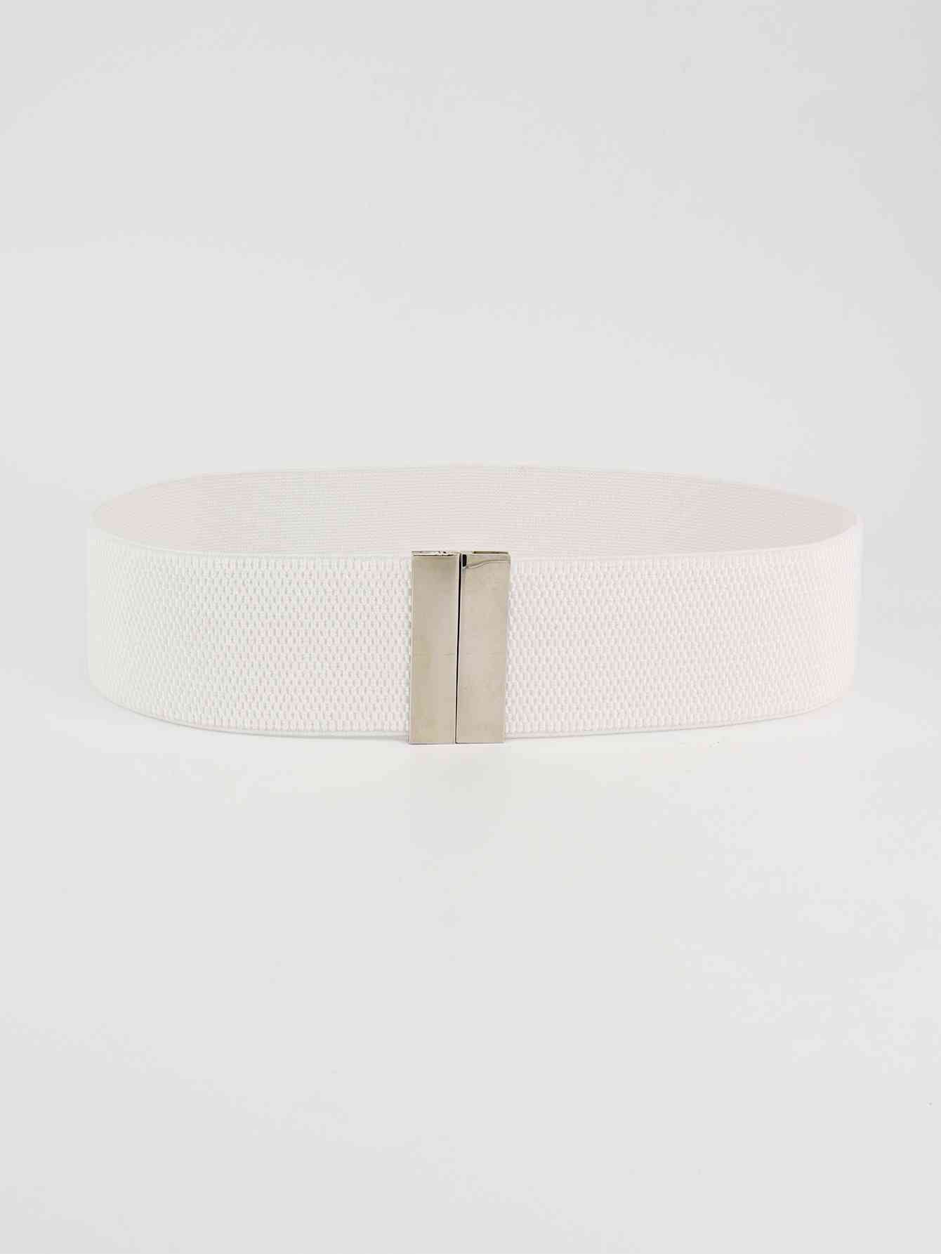 Women's Alloy Buckle Elastic Belt