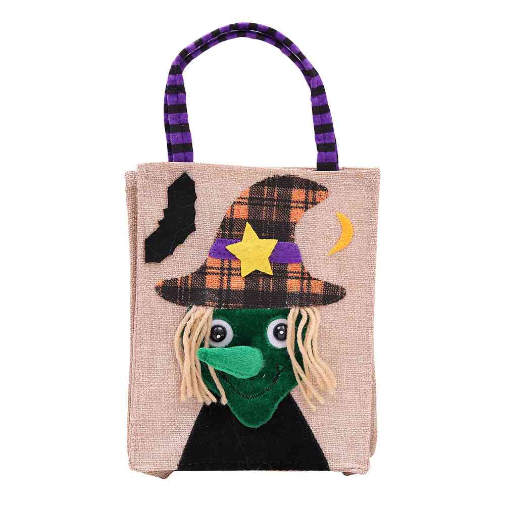 Assorted 2-Piece Halloween Element Tote Bag