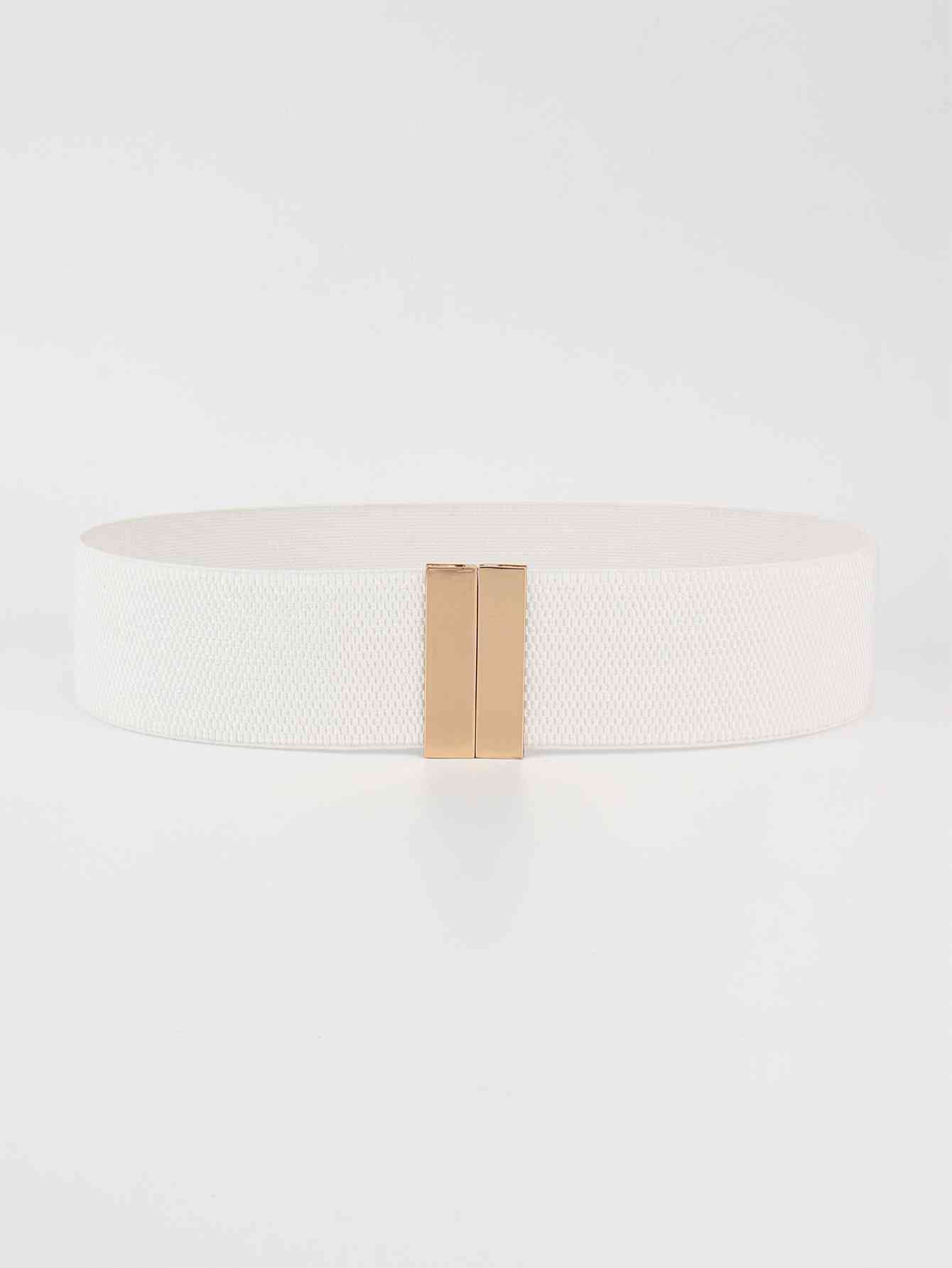 Women's Alloy Buckle Elastic Belt