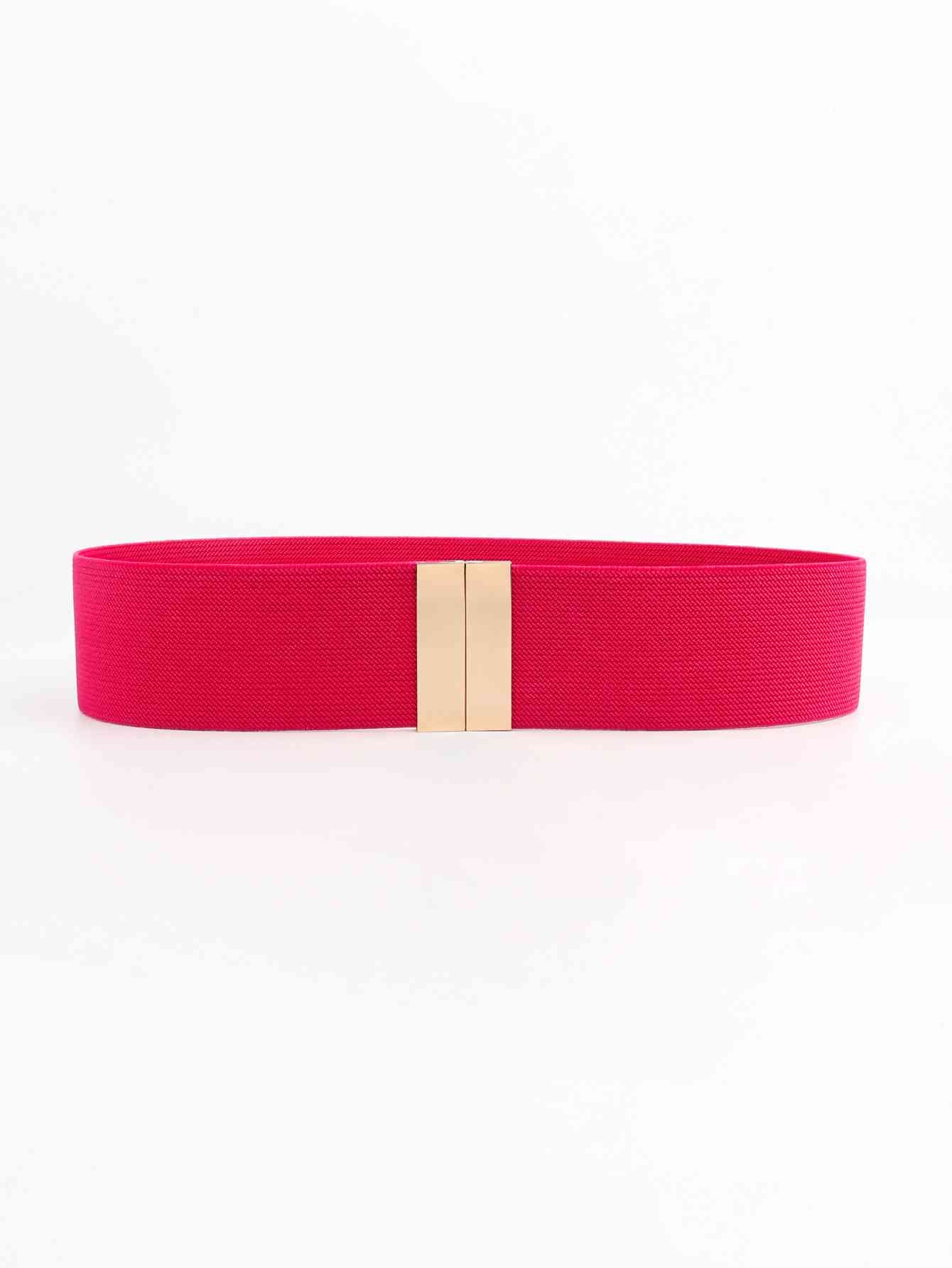 Women's Alloy Buckle Elastic Belt