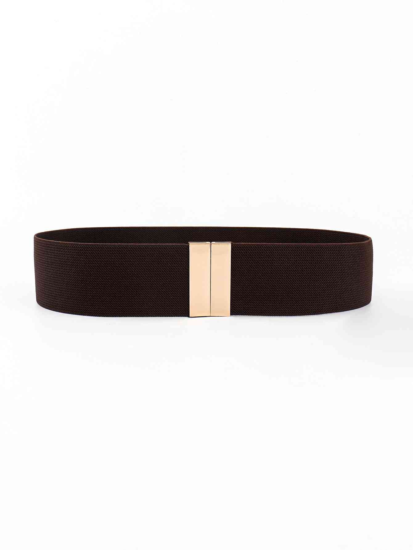 Women's Alloy Buckle Elastic Belt