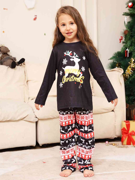 Baby and Toddler Unisex MERRY CHRISTMAS Graphic Top and Pants Set