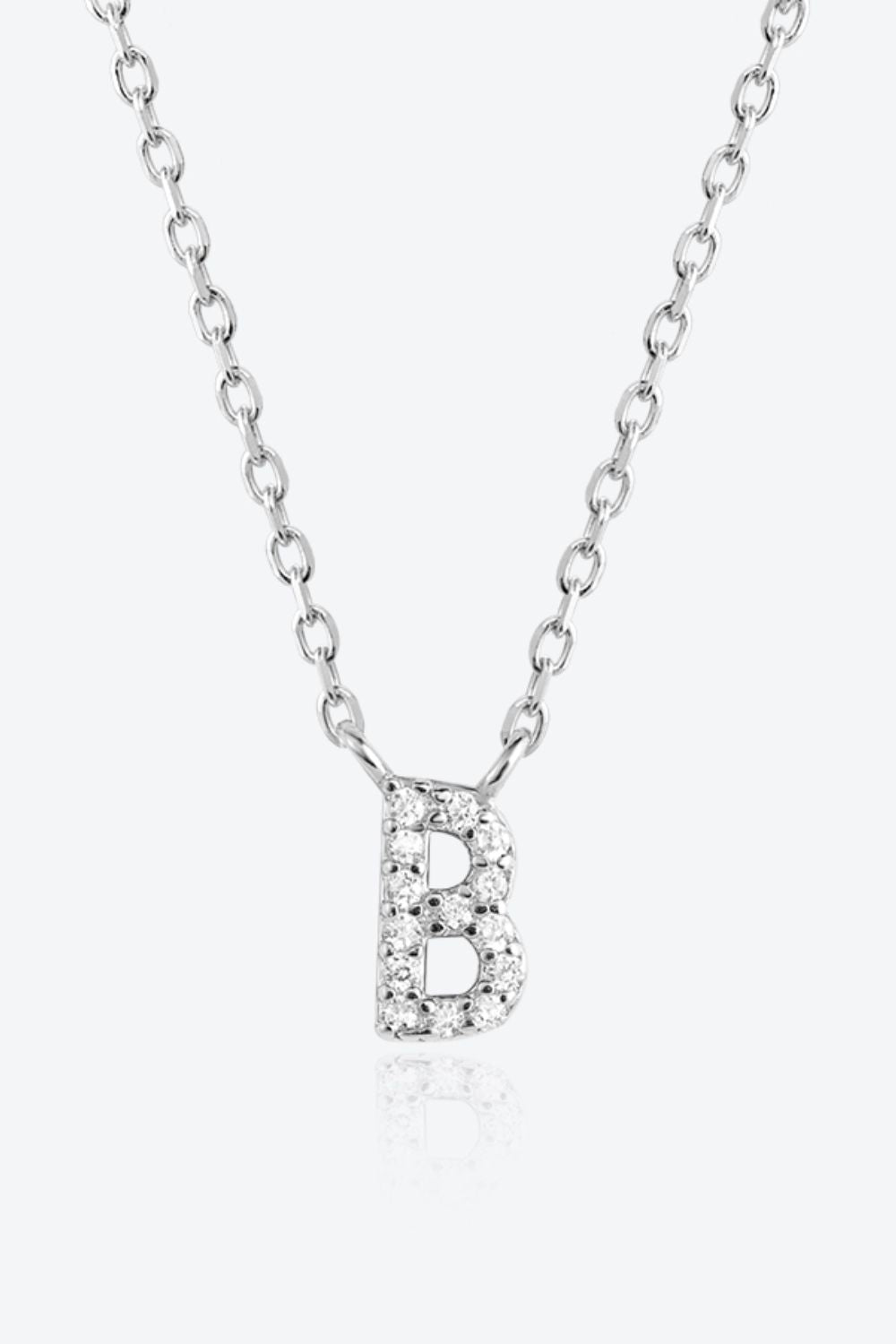 Women A To F Zircon 925 Sterling Silver Necklace