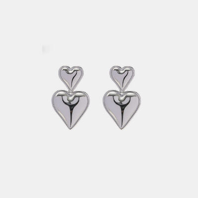 Women's Double Heart Earrings