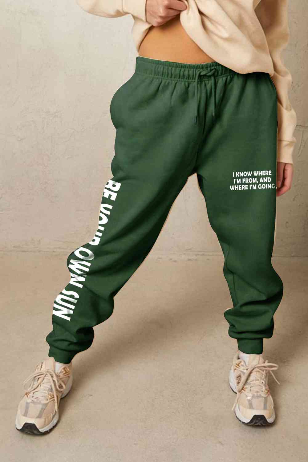 Simply Love BE YOUR OWN SUN Graphic Sweatpants