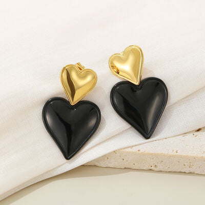 Women's Double Heart Earrings