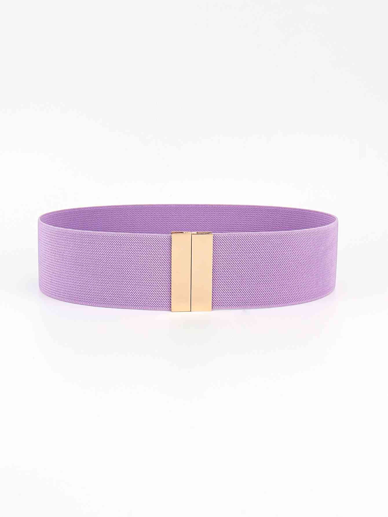 Women's Alloy Buckle Elastic Belt